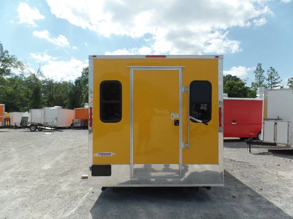 8.5′ x 20′ Concession Food Trailer Yellow Event Catering — photo 11