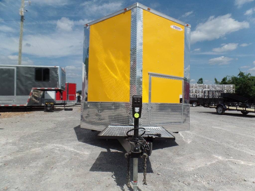8.5′ x 20′ Concession Food Trailer Yellow Event Catering — photo 2