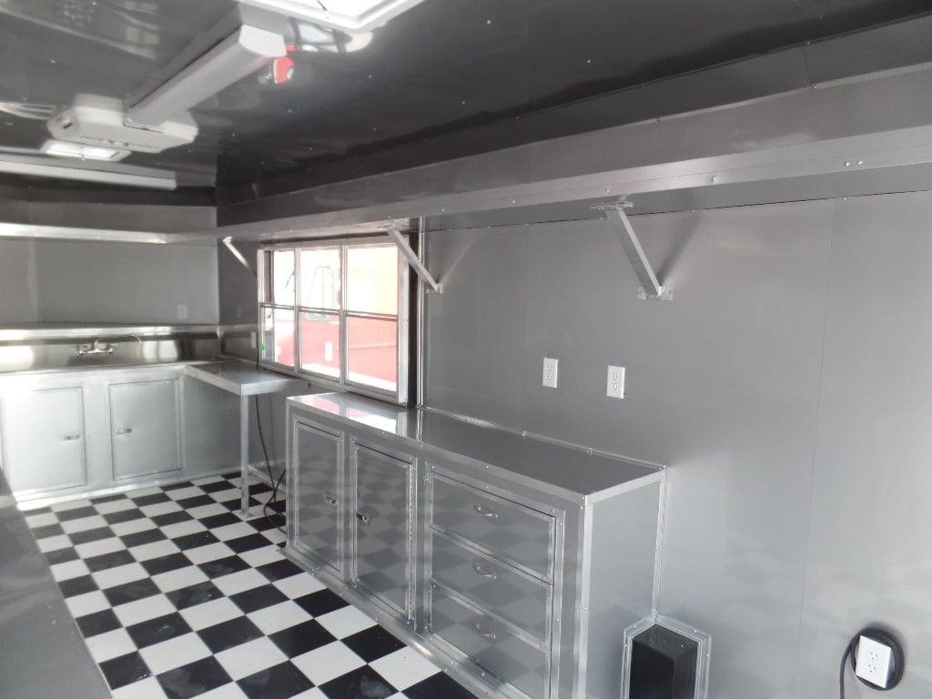 8.5′ x 20′ Concession Food Trailer Yellow Event Catering — photo 14