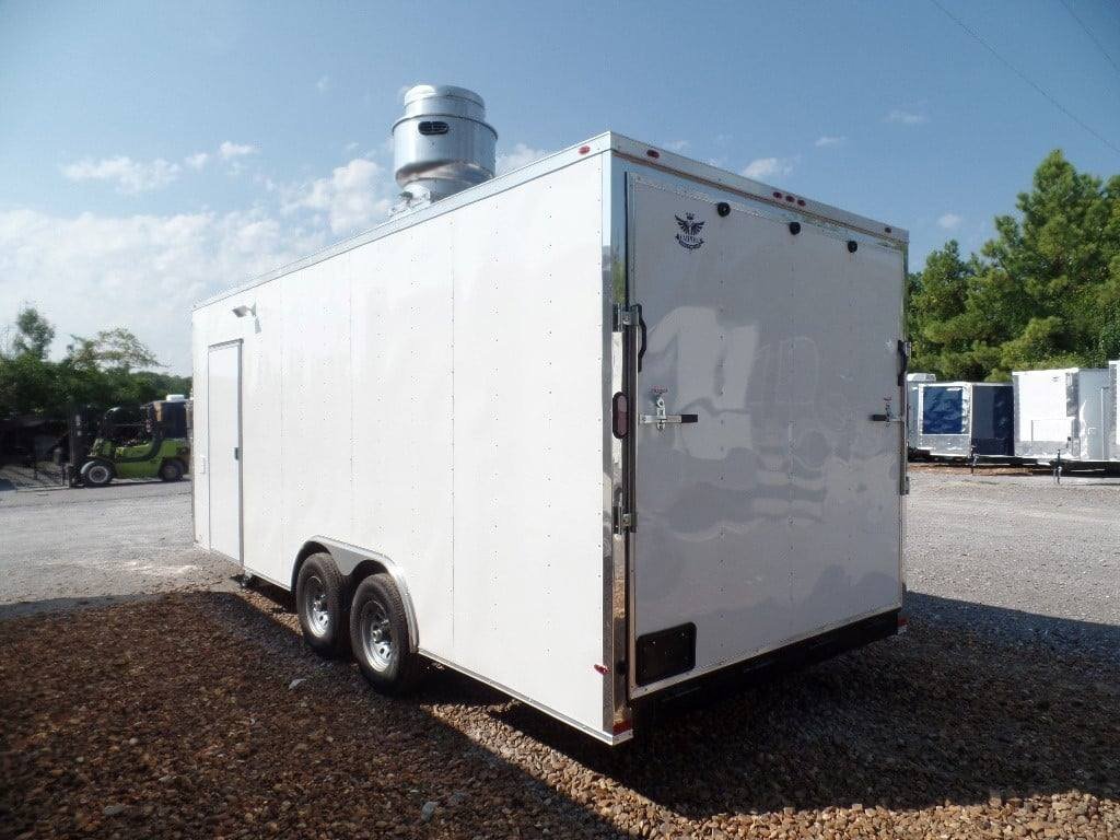 8.5′ x 20′ Concession Food Trailer White Event Catering — photo 13