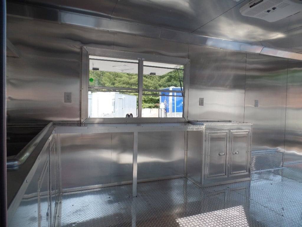 8.5′ x 20′ Concession Food Trailer White Event Catering — photo 3