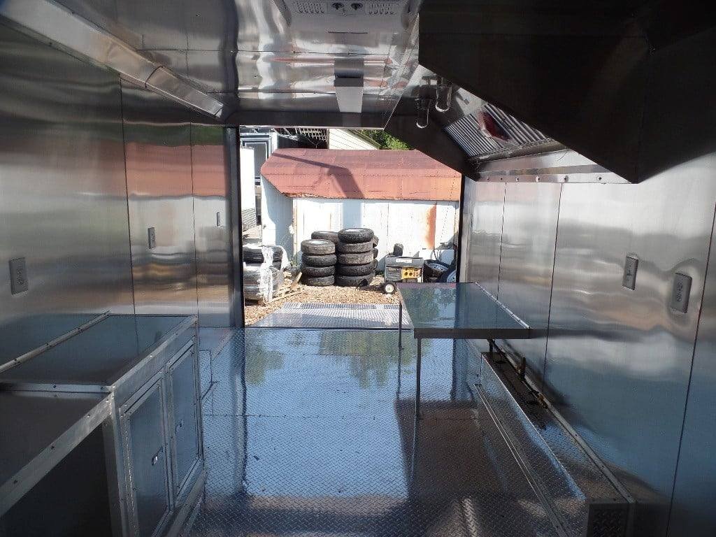8.5′ x 20′ Concession Food Trailer White Event Catering — photo 9