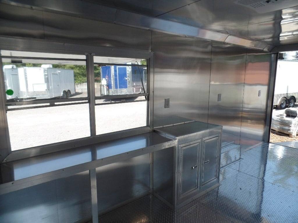 8.5′ x 20′ Concession Food Trailer White Event Catering — photo 12