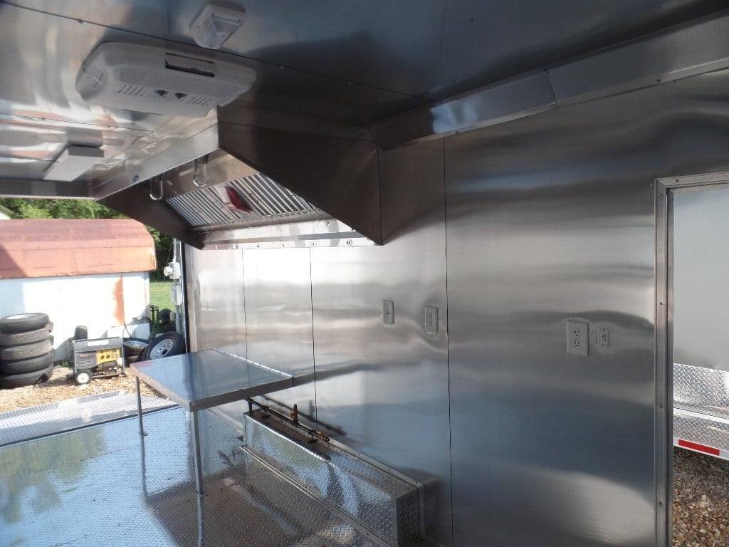8.5′ x 20′ Concession Food Trailer White Event Catering — photo 15