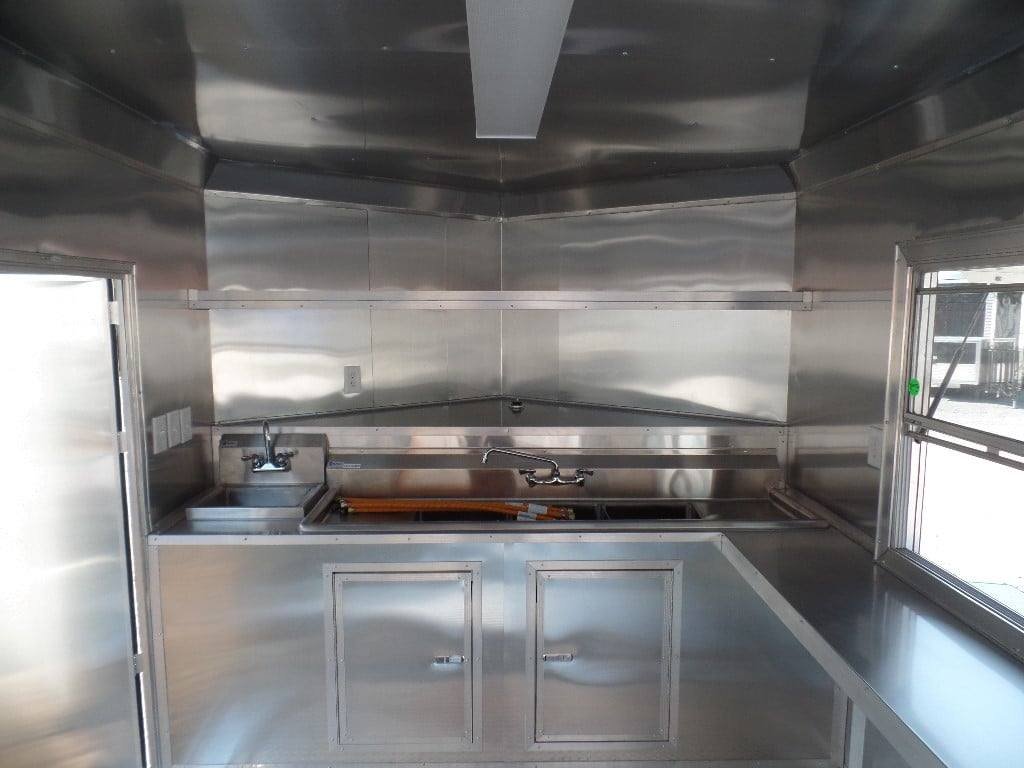 8.5′ x 20′ Concession Food Trailer White Event Catering — photo 10