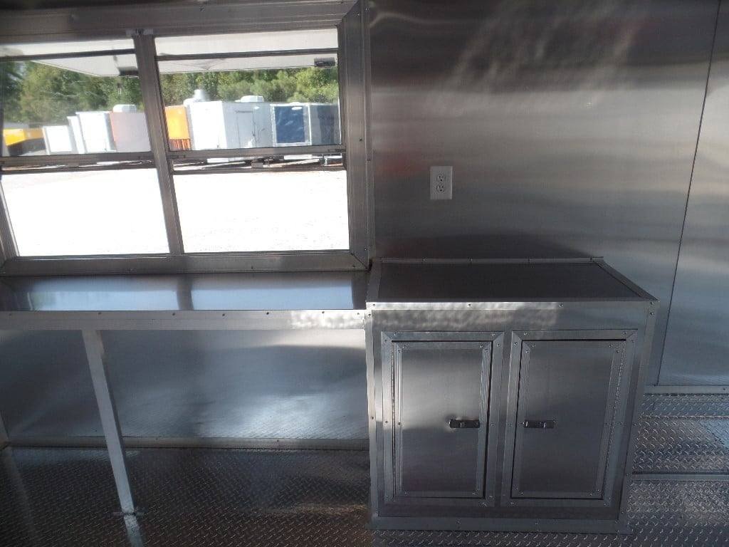 8.5′ x 20′ Concession Food Trailer White Event Catering — photo 4