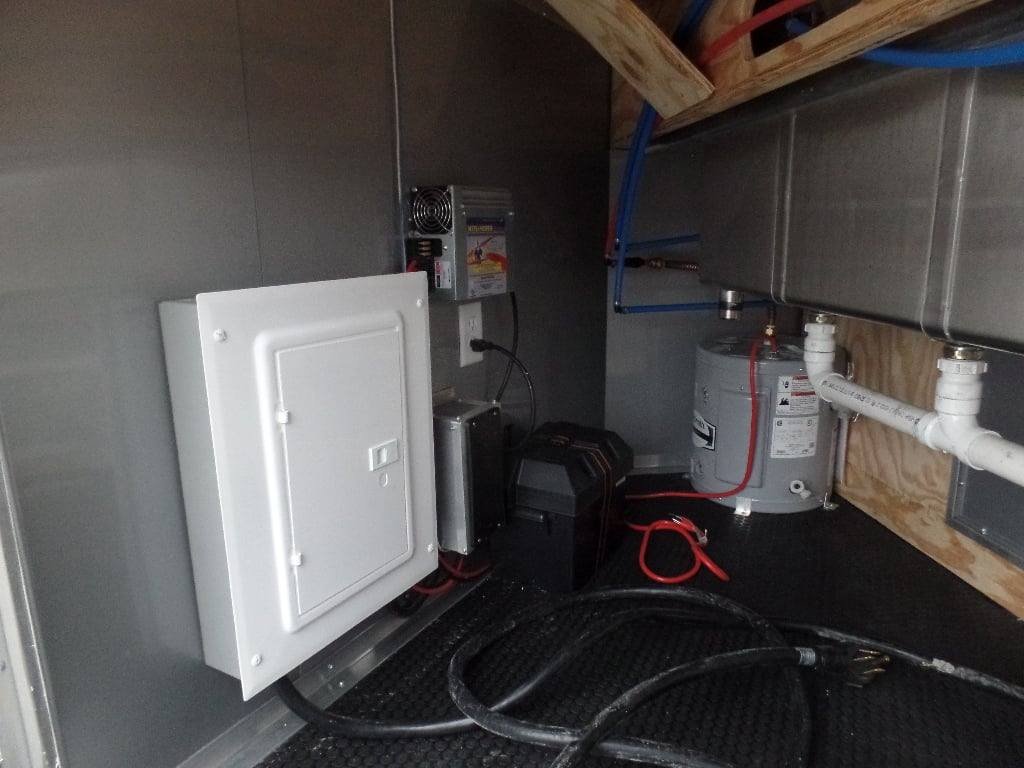 8.5′ x 32′ White Food Concession Trailer With Appliances — photo 12