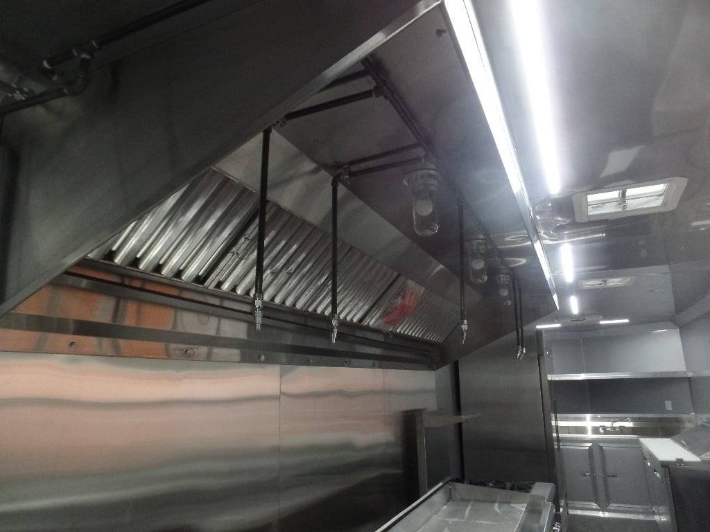 8.5′ x 32′ White Food Concession Trailer With Appliances — photo 15