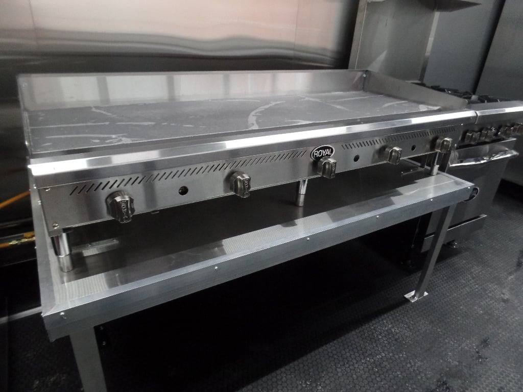 8.5′ x 32′ White Food Concession Trailer With Appliances — photo 8