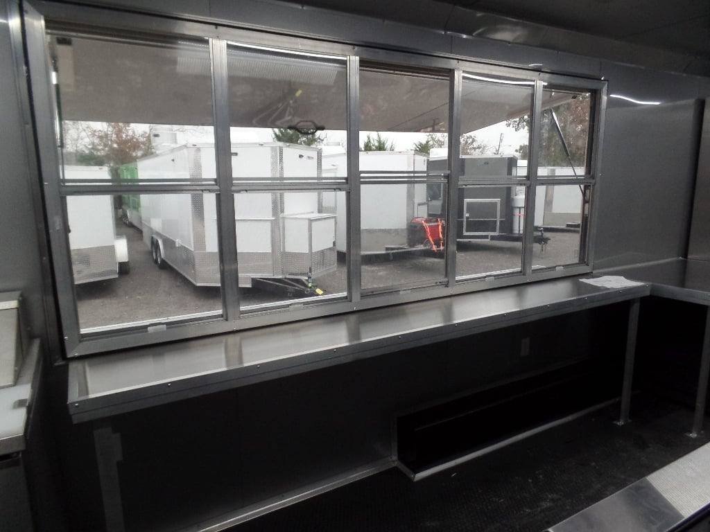 8.5′ x 32′ White Food Concession Trailer With Appliances — photo 13