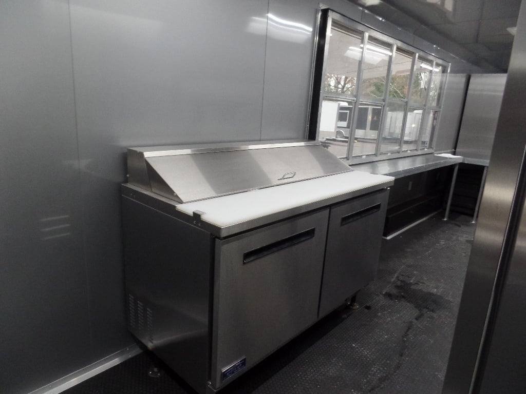 8.5′ x 32′ White Food Concession Trailer With Appliances — photo 10