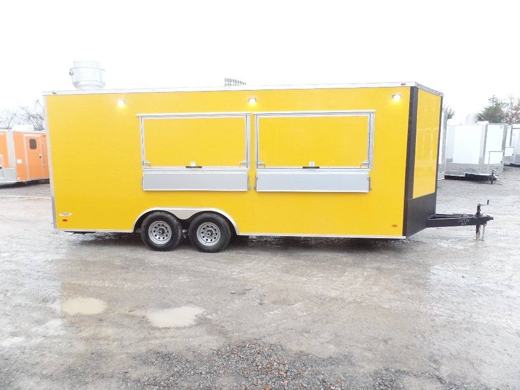8.5′ x 20′ Penske Yellow Food Concession Trailer — photo 15