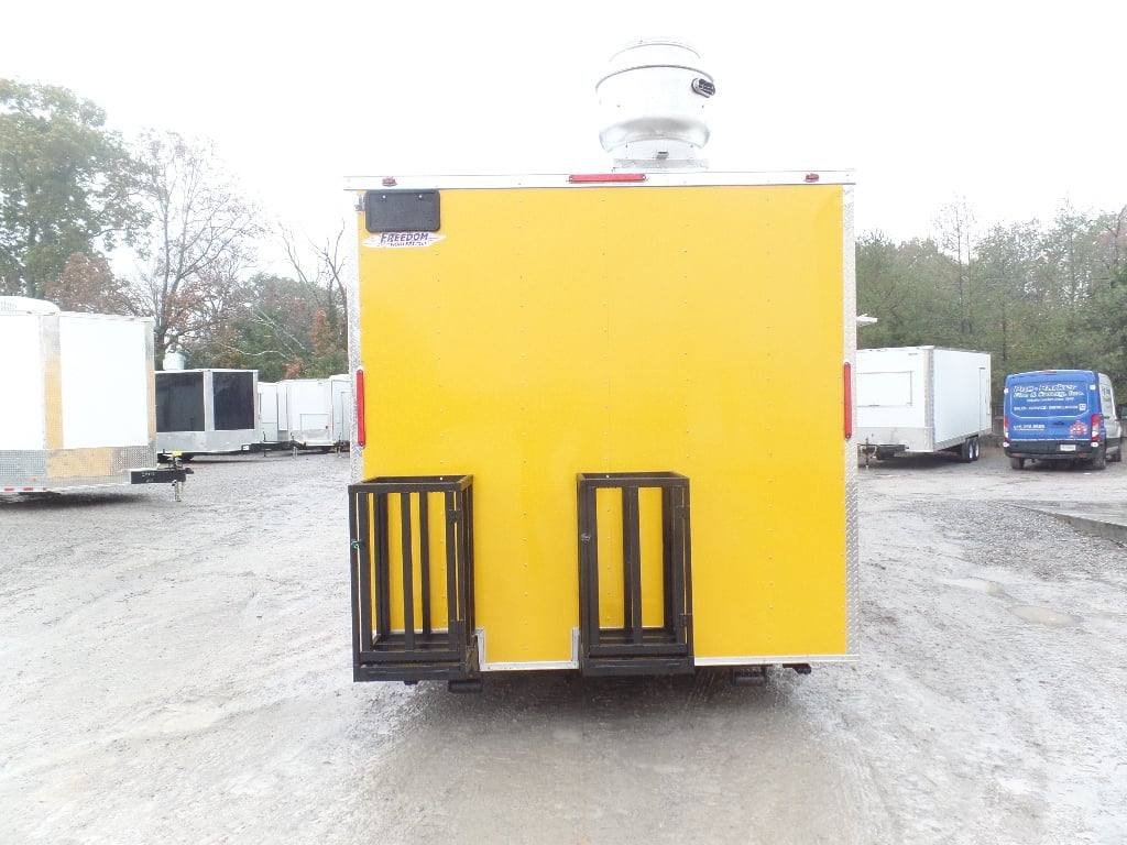 8.5′ x 20′ Penske Yellow Food Concession Trailer — photo 10