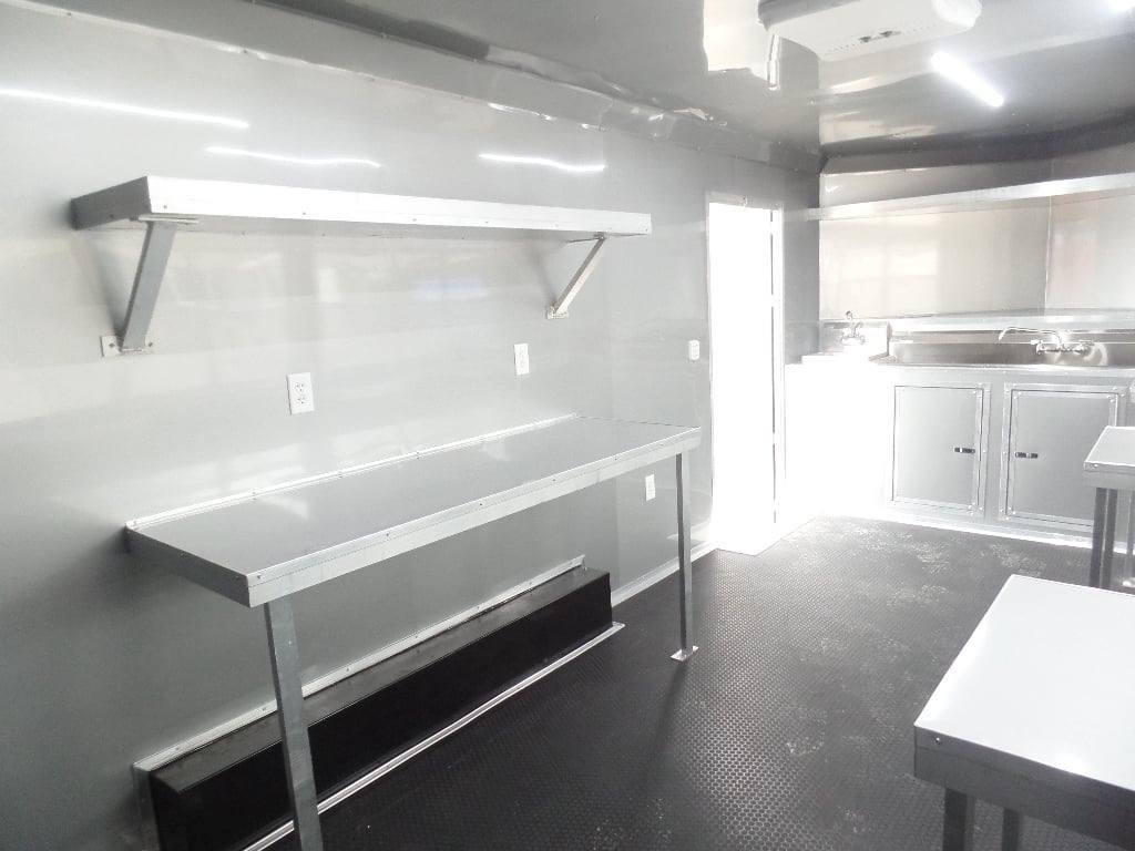 8.5′ x 20′ Penske Yellow Food Concession Trailer — photo 12