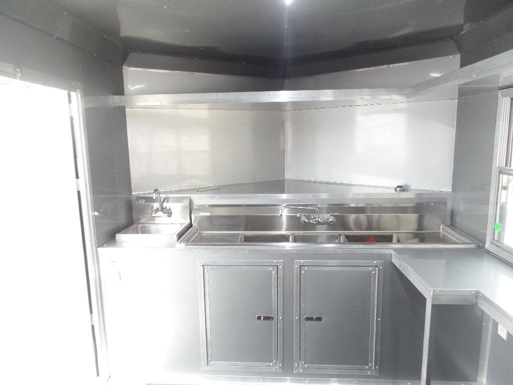 8.5′ x 20′ Penske Yellow Food Concession Trailer — photo 2