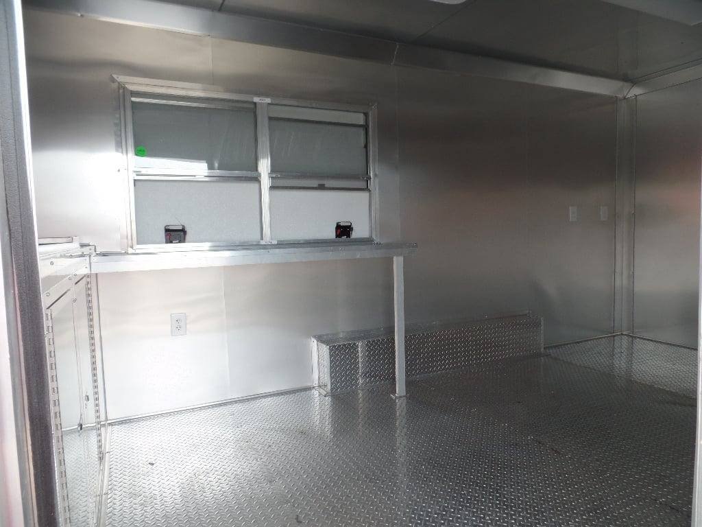 8.5′ x 16′ Concession Food Trailer Indigo Blue Event Catering — photo 3