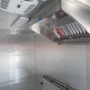 8.5 x 16 indigo blue trailer with sleek concession exterior - view 15