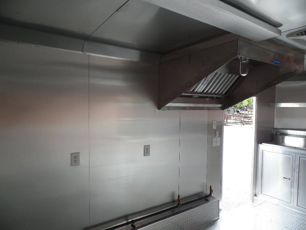 8.5′ x 16′ Concession Food Trailer Indigo Blue Event Catering — photo 4