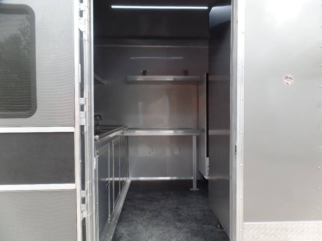 8.5′ x 20′ Light Pewter Concession Food Trailer With Appliances — photo 15