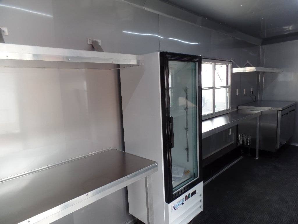 8.5′ x 20′ Light Pewter Concession Food Trailer With Appliances — photo 9