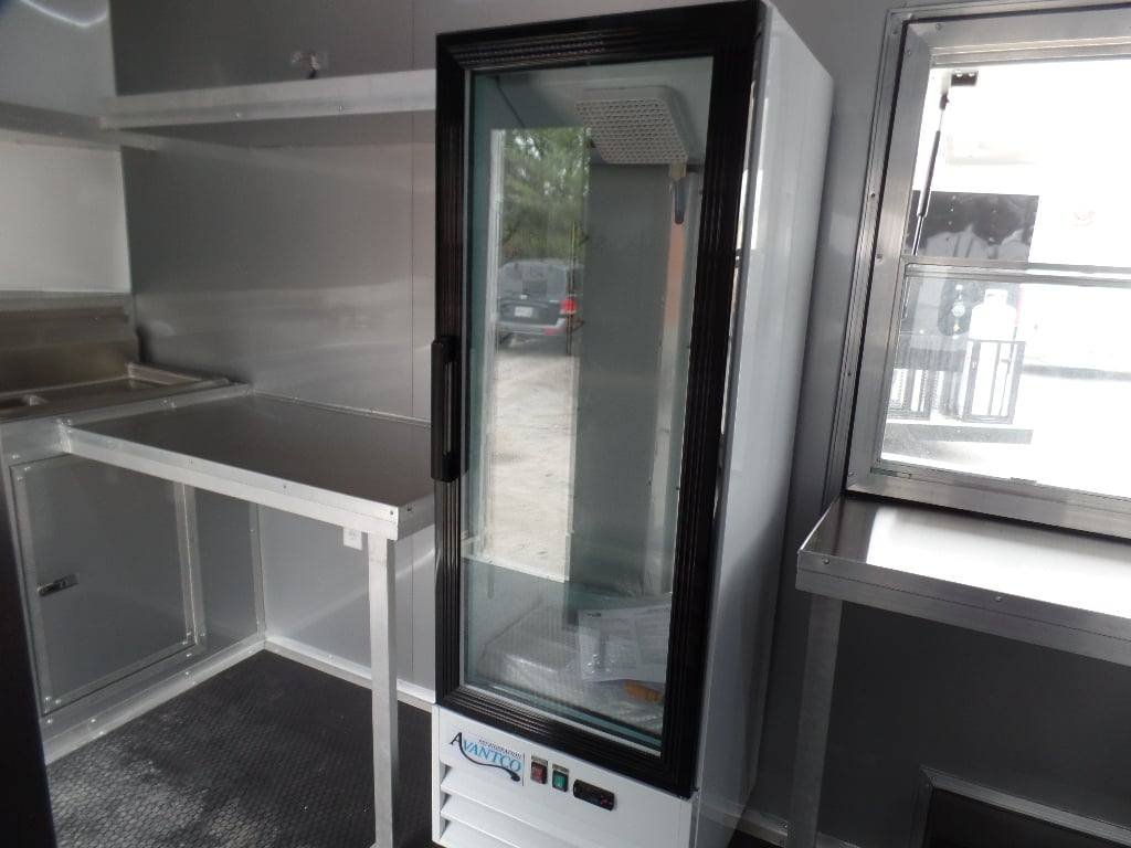 8.5′ x 20′ Light Pewter Concession Food Trailer With Appliances — photo 14