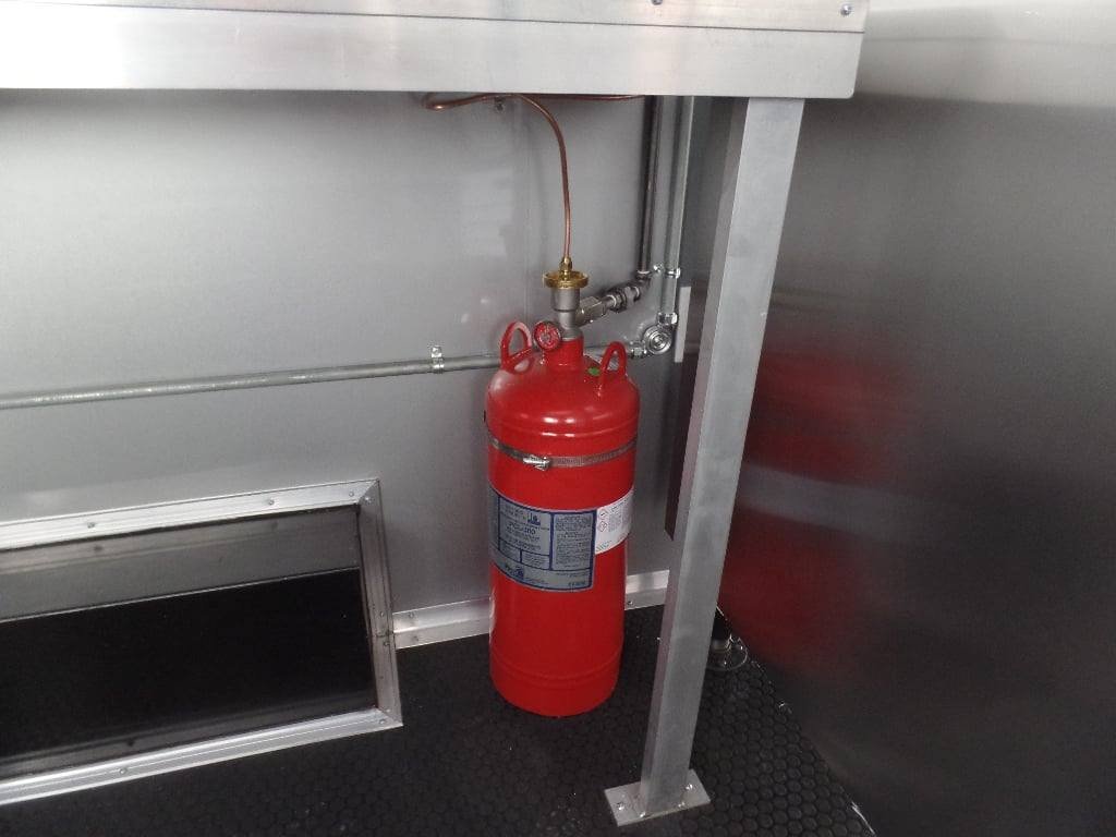 8.5′ x 20′ Light Pewter Concession Food Trailer With Appliances — photo 8