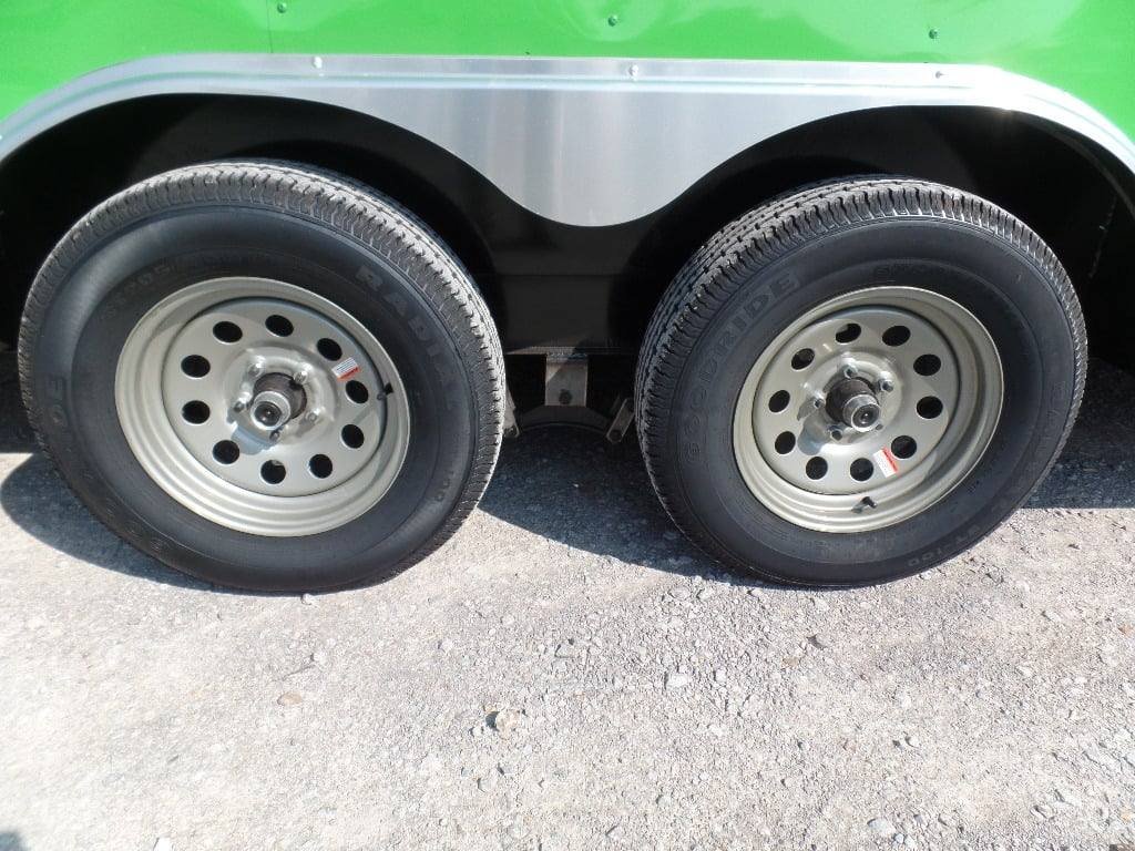 8.5′ x 18′ Concession Trailer Lime Green Event Catering — photo 2