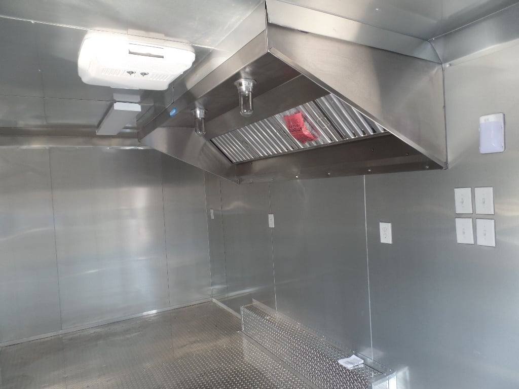 8.5′ x 18′ Concession Trailer Lime Green Event Catering — photo 6