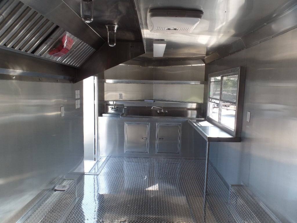 8.5′ x 18′ Concession Trailer Lime Green Event Catering — photo 11