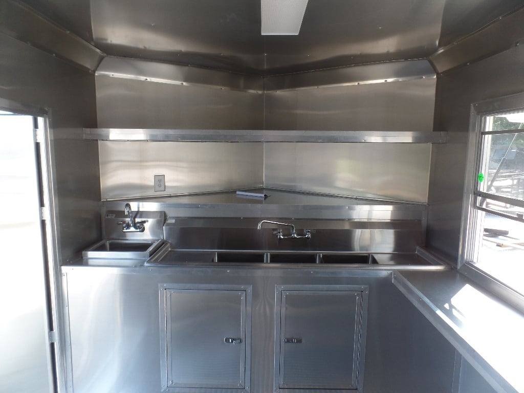 8.5′ x 18′ Concession Trailer Lime Green Event Catering — photo 9