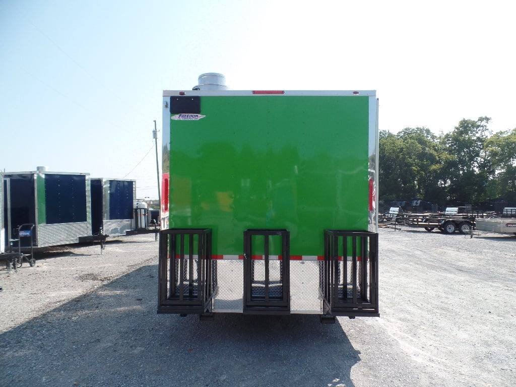 8.5′ x 24′ Concession Trailer Food Electric Green Event Catering — photo 4