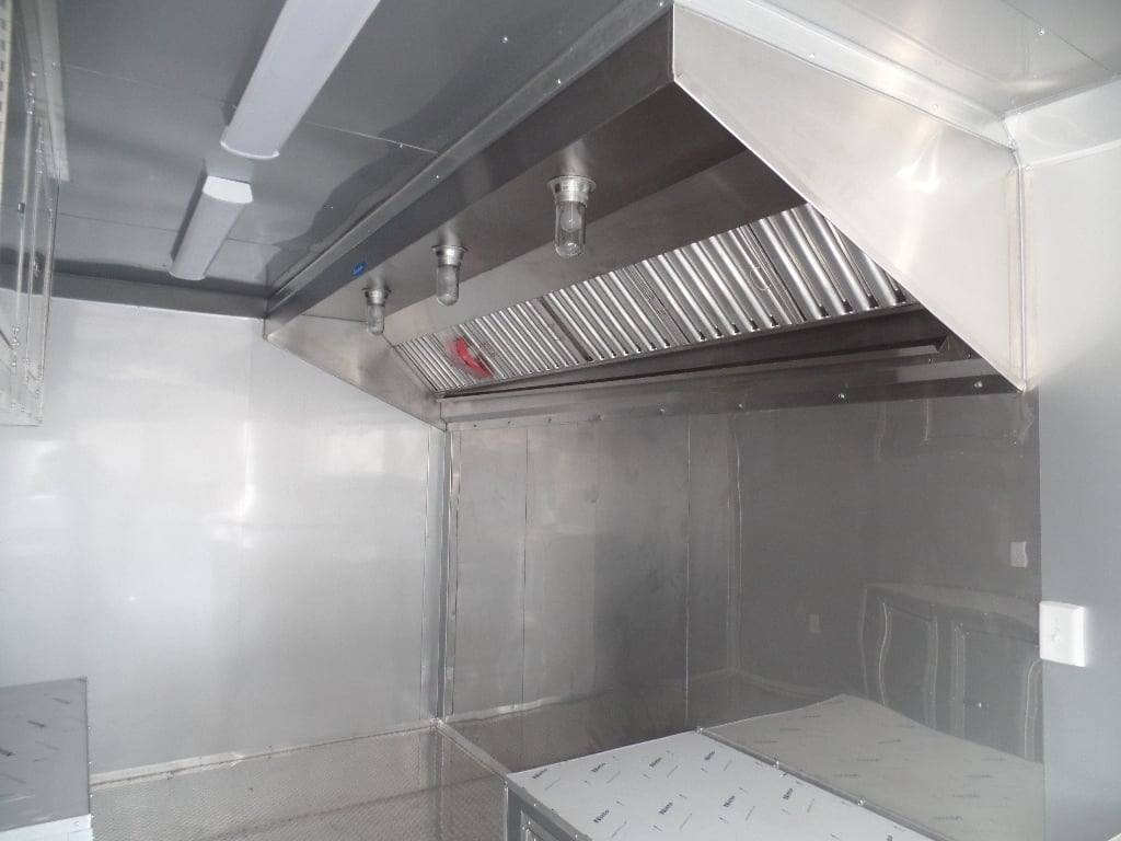 8.5′ x 24′ Concession Trailer Food Electric Green Event Catering — photo 15