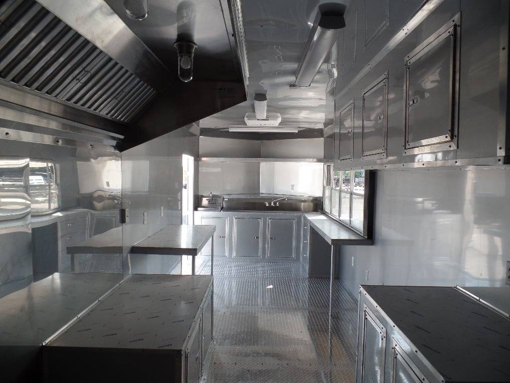8.5′ x 24′ Concession Trailer Food Electric Green Event Catering — photo 13