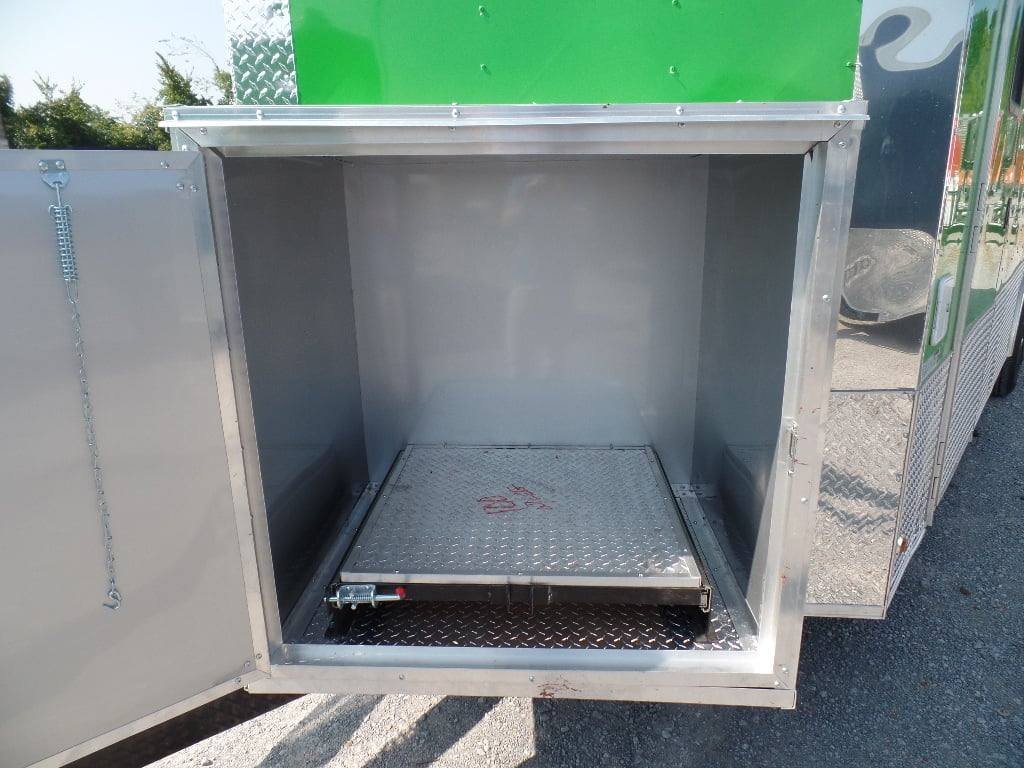 8.5′ x 24′ Concession Trailer Food Electric Green Event Catering — photo 12
