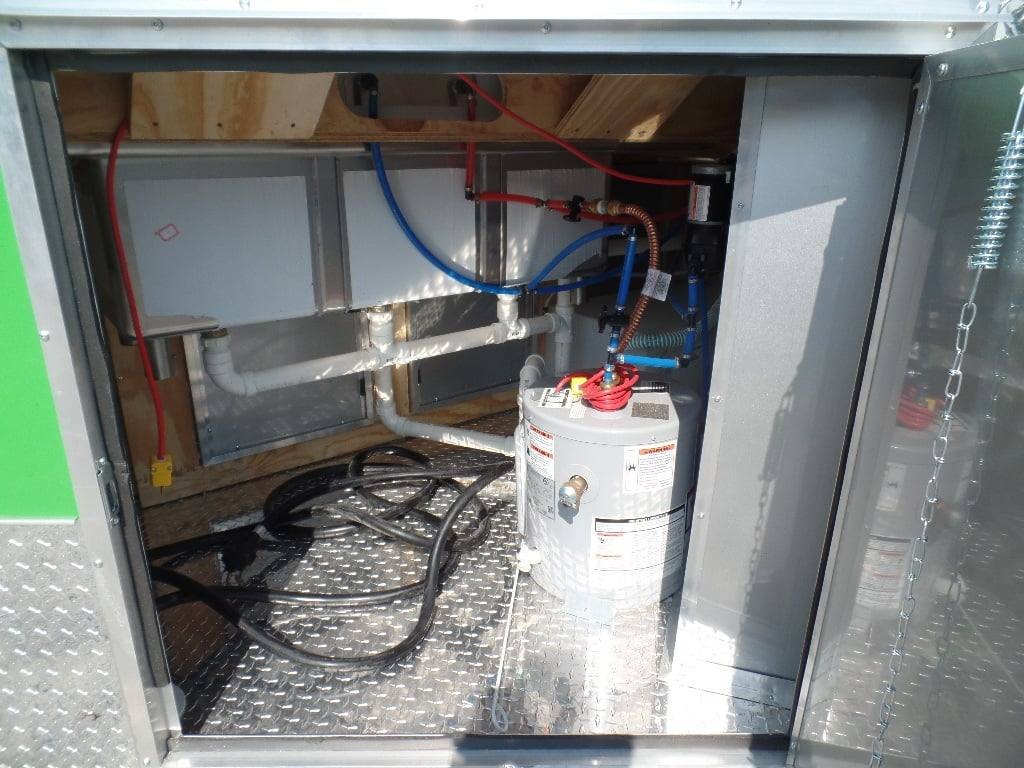8.5′ x 24′ Concession Trailer Food Electric Green Event Catering — photo 14