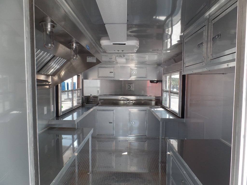 8.5′ x 20′ Concession Food Trailer Black BBQ Event Catering — photo 5