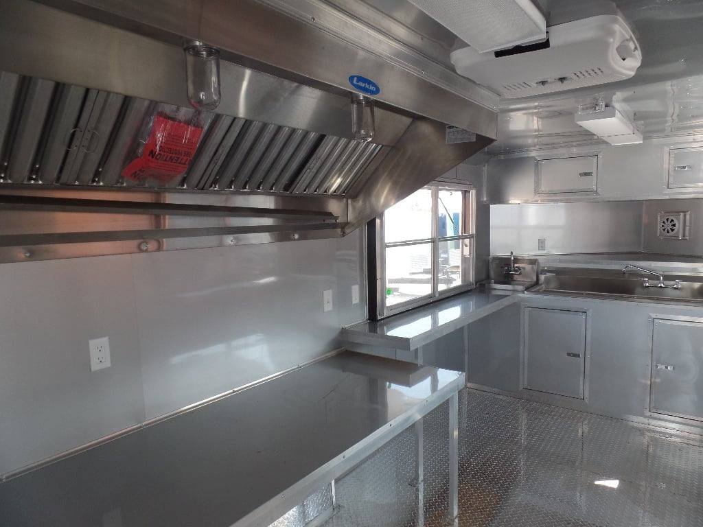 8.5′ x 20′ Concession Food Trailer Black BBQ Event Catering — photo 4