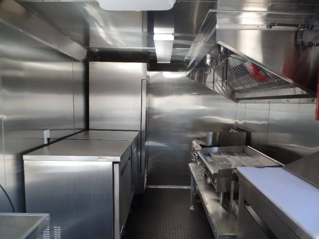 8.5′ x 16′ White Concession Food Trailer With Appliances — photo 6