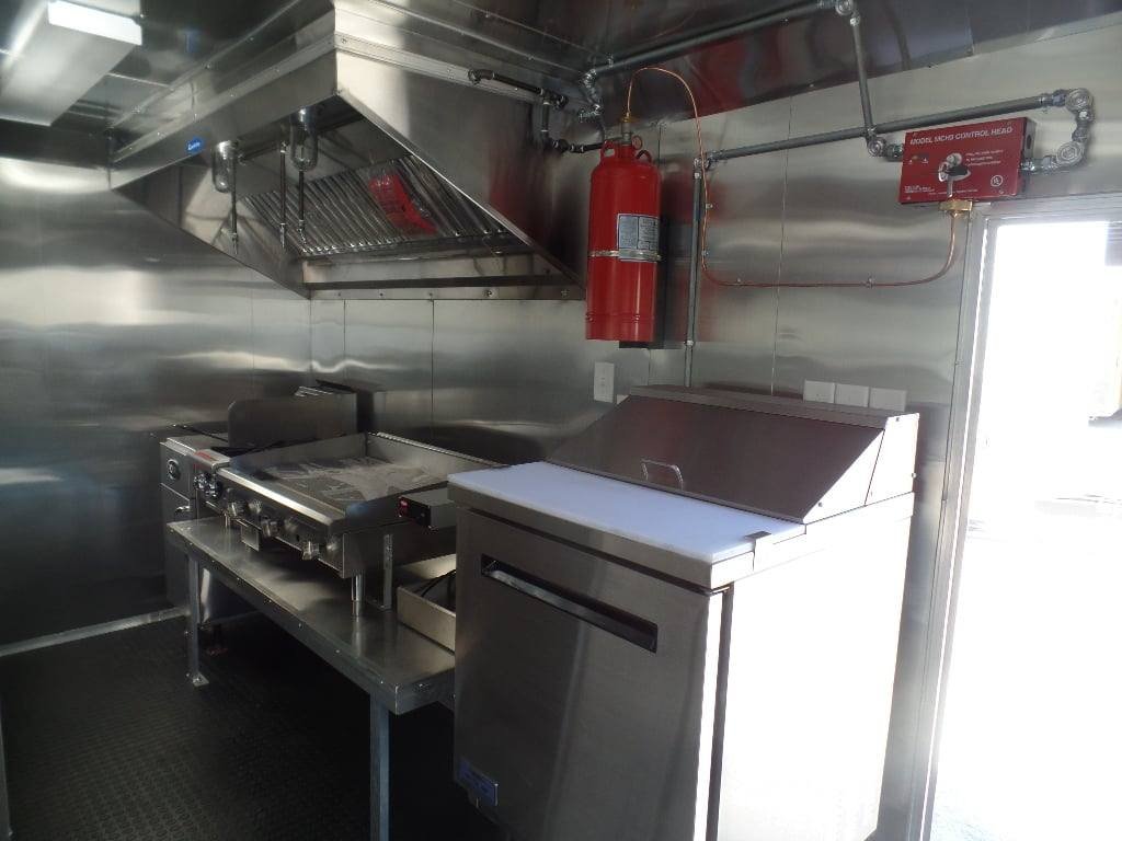 8.5′ x 16′ White Concession Food Trailer With Appliances — photo 10