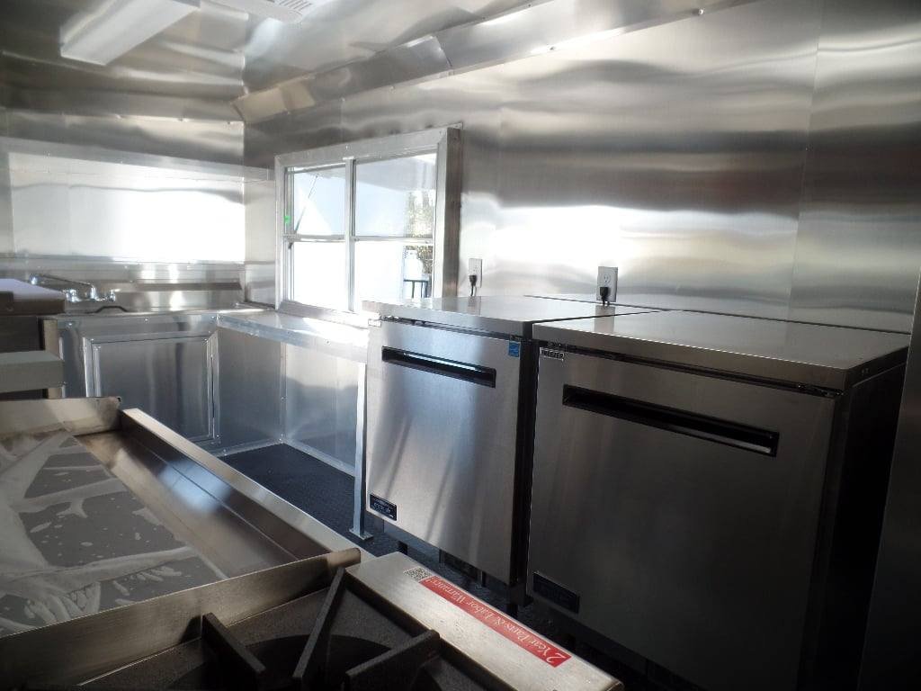 8.5′ x 16′ White Concession Food Trailer With Appliances — photo 15