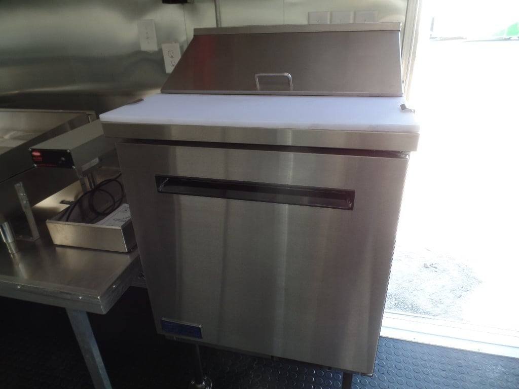 8.5′ x 16′ White Concession Food Trailer With Appliances — photo 9