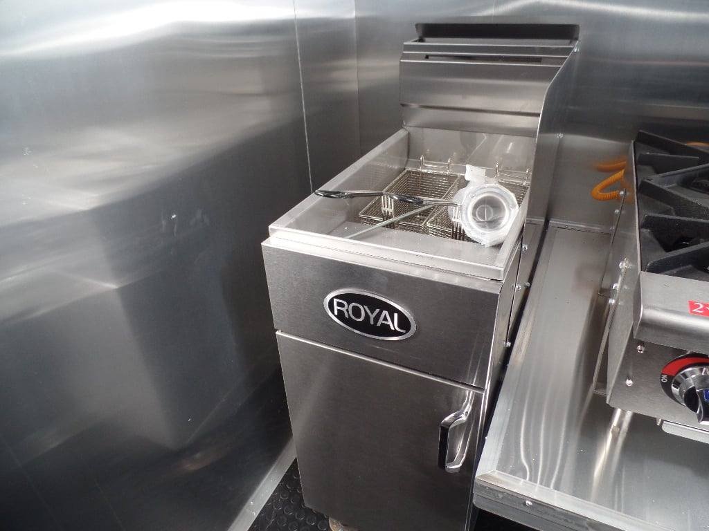 8.5′ x 16′ White Concession Food Trailer With Appliances — photo 11