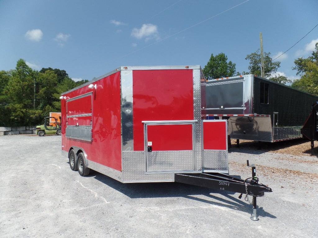 8.5′ x 16′ Concession Food Trailer Red Event Catering — photo 6