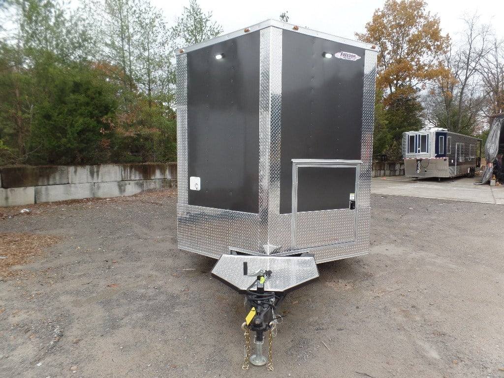 8.5′ x 20′ Charcoal Grey Vending Concession Food Trailer — photo 11