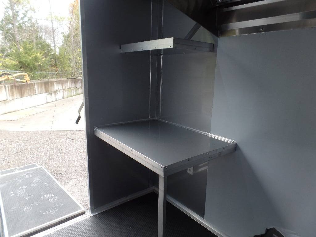 8.5′ x 20′ Charcoal Grey Vending Concession Food Trailer — photo 14