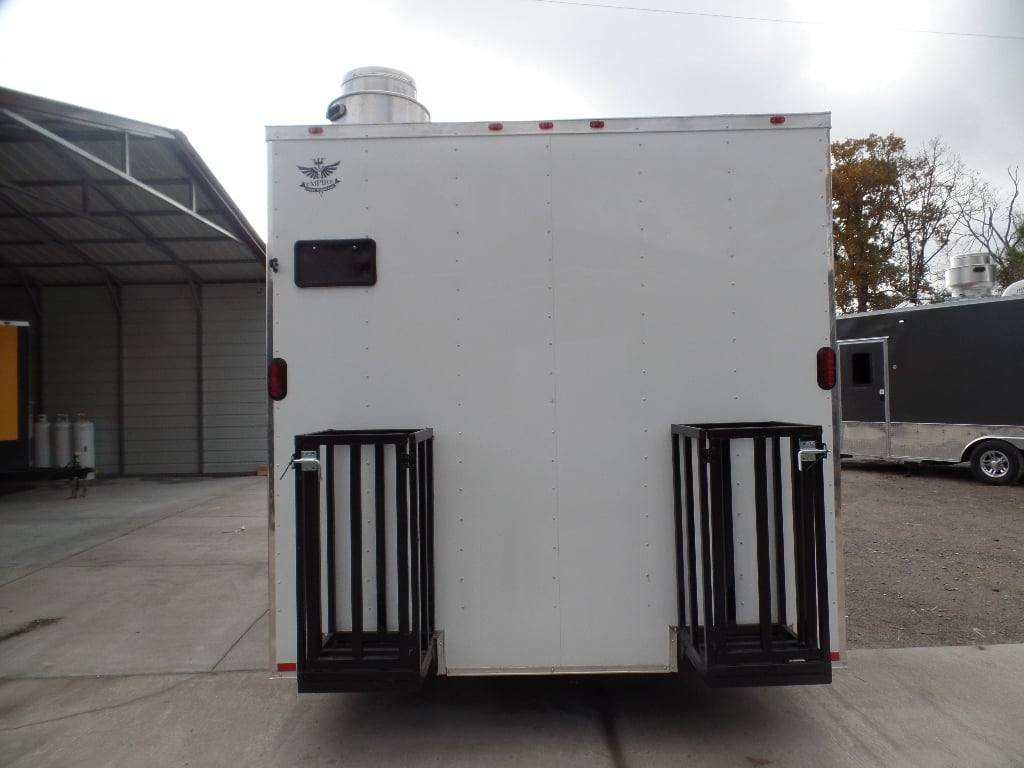 8.5′ x 16′ White Concession Food Event Trailer — photo 2