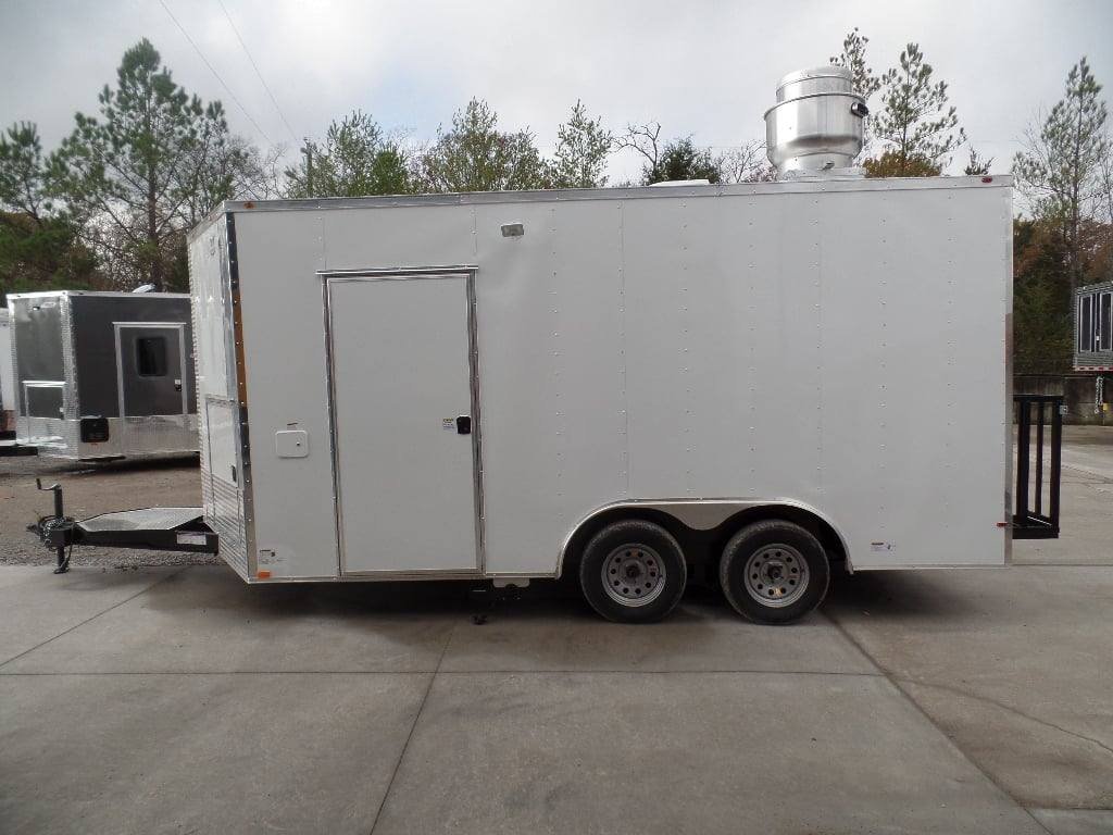 8.5′ x 16′ White Concession Food Event Trailer — photo 7