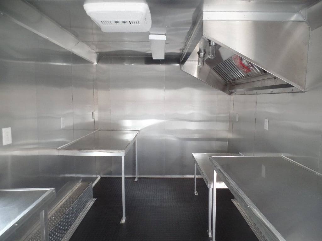 8.5′ x 16′ White Concession Food Event Trailer — photo 9