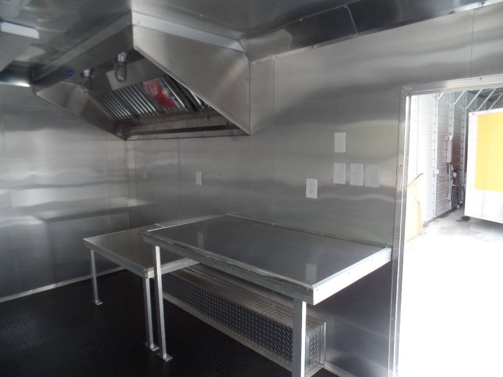 8.5′ x 16′ White Concession Food Event Trailer — photo 13