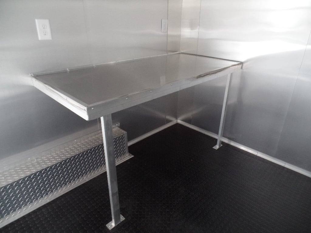 8.5′ x 16′ White Concession Food Event Trailer — photo 5